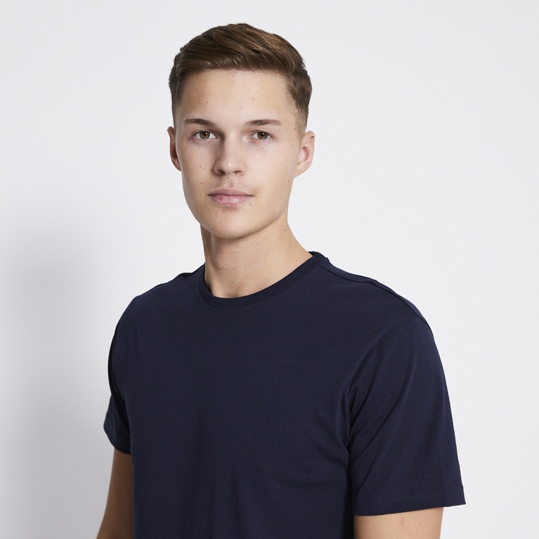 Basic tee "Marlon" Navy 5